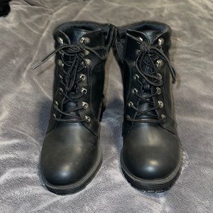 Torrid size 9 wide boots 3 inch heel worn once!